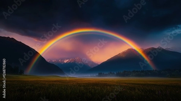 Obraz A Rainbow in the Sky