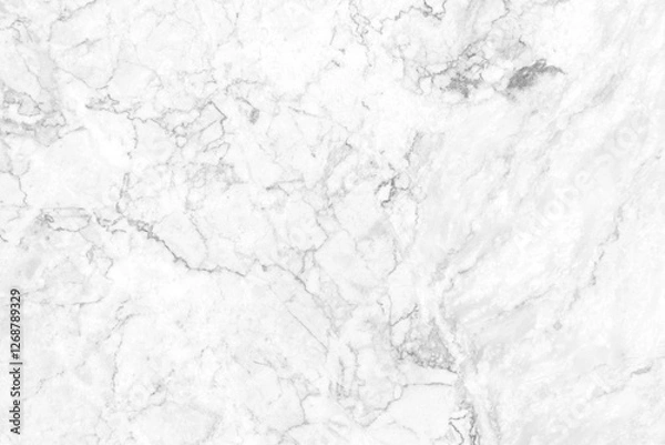 Fototapeta White marble texture with natural pattern for background or design artwork.