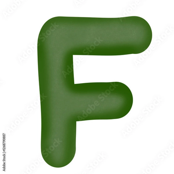 Obraz letter F