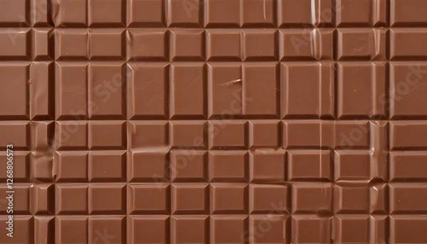 Obraz chocolate bar isolated on white background