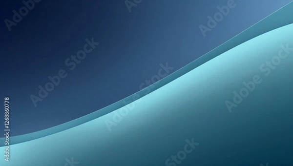 Fototapeta abstract blue wave background