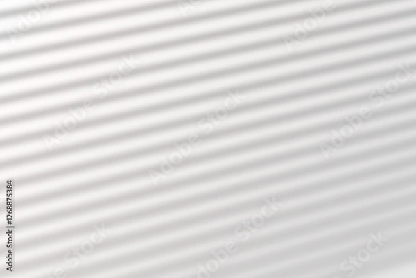 Fototapeta Shadow of the window on a gray background. Horizontal orientation, 3D rendering, overlay effect for photo