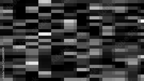 Fototapeta abstract digital technology geometric square pattern illustration.