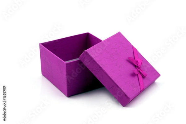 Obraz gift box with ribbon