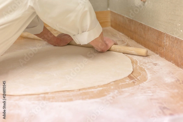 Obraz うどん打ち