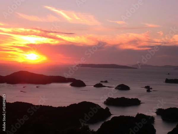 Fototapeta 九十九島(展海峰より)