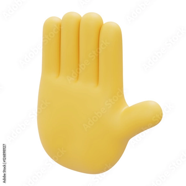 Obraz Hand Gesture -Hand Up-