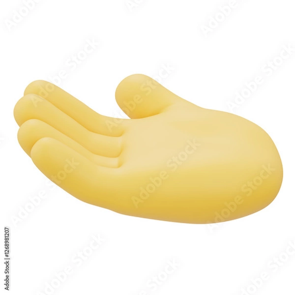 Obraz Hand Gesture -Here you are-