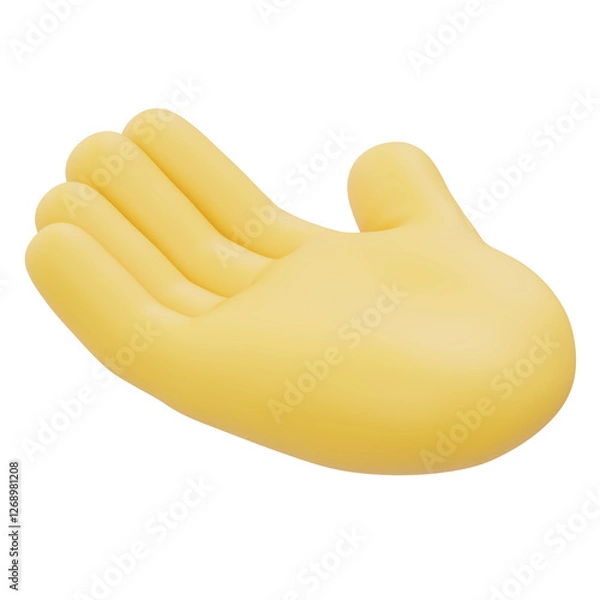 Obraz Hand Gesture -Here you are-