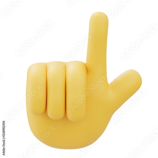Obraz Hand Gesture -Pointing-