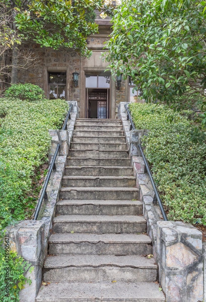 Obraz Stone Steps By Trees At Park in China.