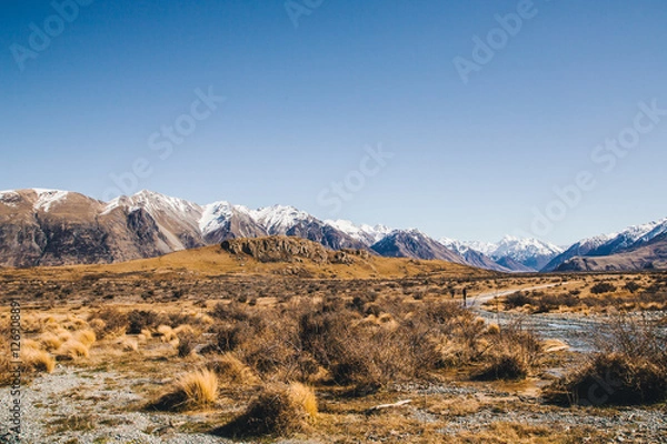 Fototapeta Lord of the rings,Mount Sunday at The Rangitata River Hakatere C