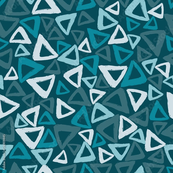 Obraz rough brush strokes seamless triangles