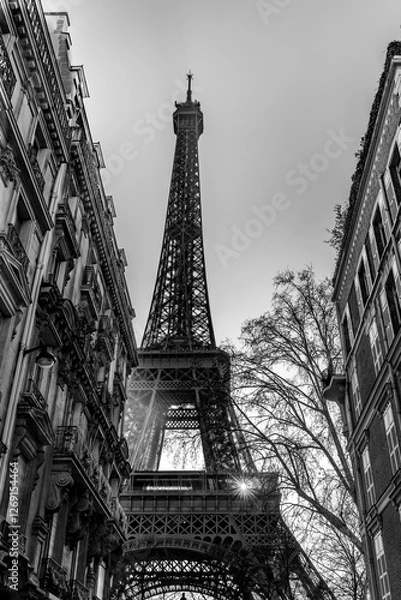 Obraz Eiffel Tower at Rue de l'Université 