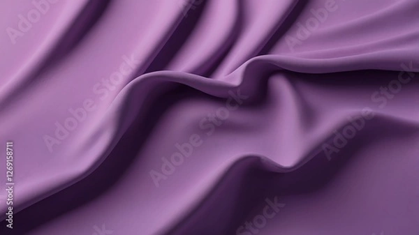 Fototapeta Abstract background luxury Purple cloth or liquid wave Abstract or Purple fabric texture background. Cloth soft wave. Creases of satin, silk, and cotton.