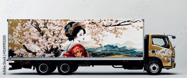 Fototapeta デコレーショントラック