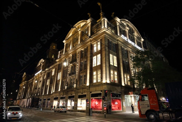 Obraz オランダのビル