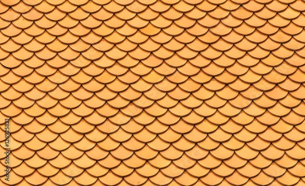 Fototapeta Yellow Tile Pattern, Seamless, Oriental Style