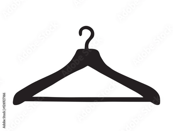 Fototapeta Hanger. Vector drawing