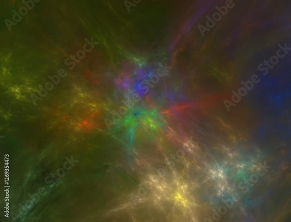 Fototapeta Imaginatory fractal abstract background Image