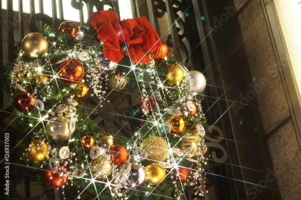 Fototapeta クリスマスイルミネーション