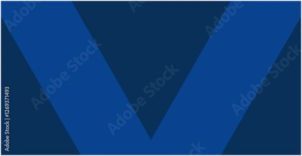 Obraz Abstract blue presentation background with copy space