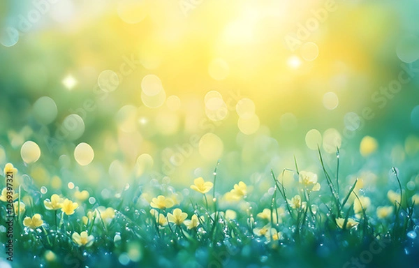 Obraz spring flowers background