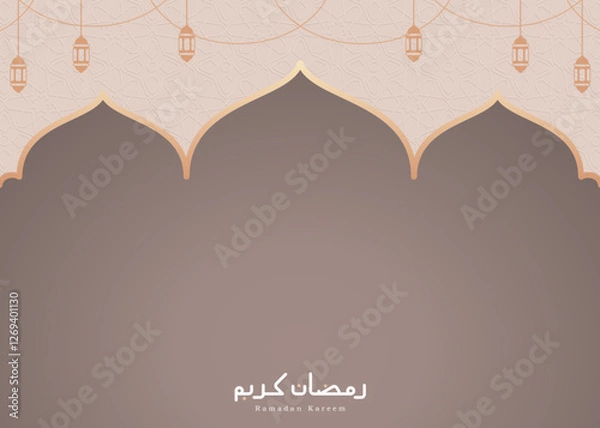 Fototapeta background with a Ramadan theme