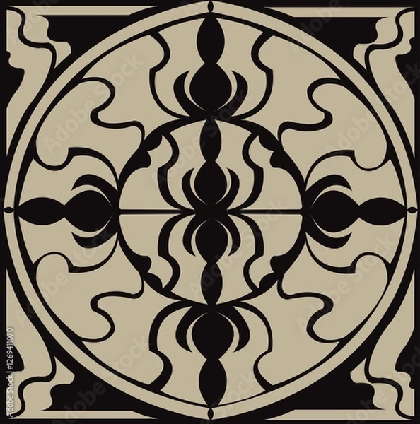 Obraz creative decorative illustration pattern