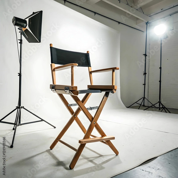 Fototapeta Chairs are seating furniture designed to provide comfort and support,