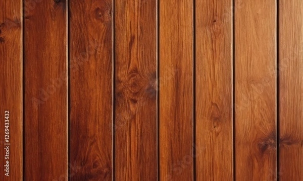Fototapeta Close-up of richly textured wooden planks showcasing natural brown tones and unique grain patterns.