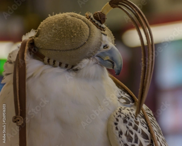 Obraz The Falcon displayed in Doha, Qatar