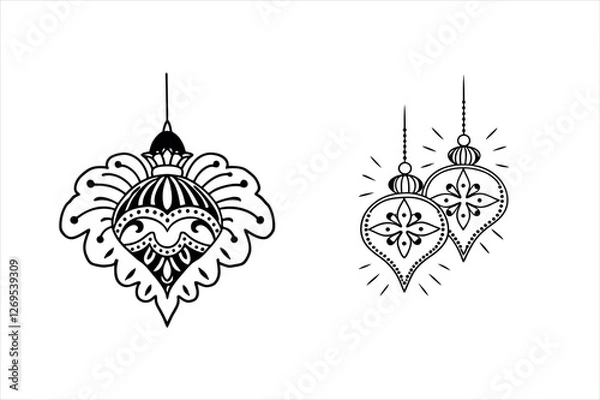 Fototapeta Vector eps bundle ornament 