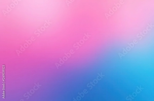 Fototapeta Vibrant pink and blue gradient background with soft transition