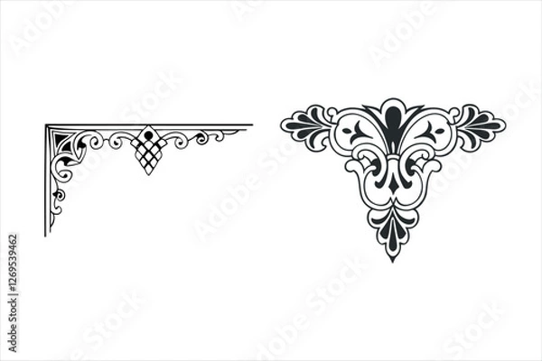 Fototapeta Vector eps bundle ornament 