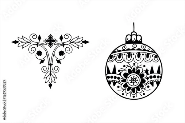 Obraz Vector eps bundle ornament 