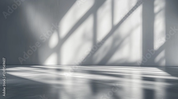 Fototapeta empty white room