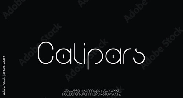 Fototapeta Elegant alphabet letters serif font and number. Luxury Classic Lettering Minimal Fashion. Typography fonts regular uppercase, lowercase and numbers. vector illustration
