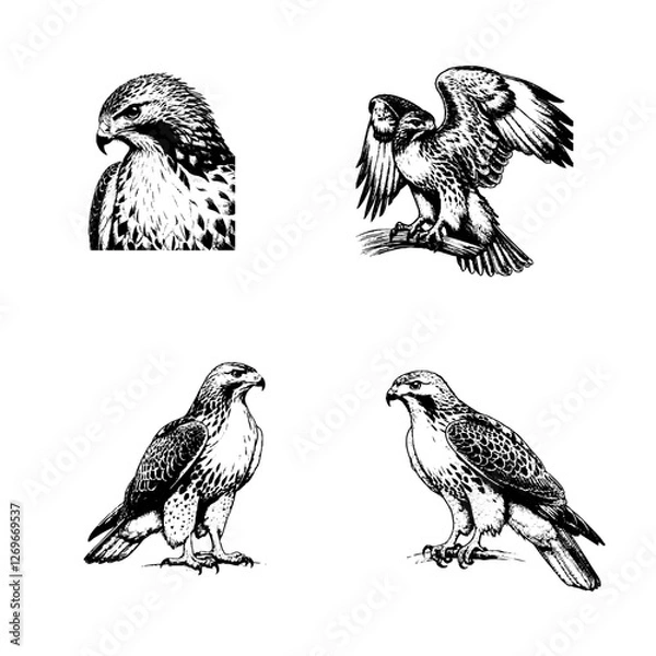 Obraz Red-tailed Hawk