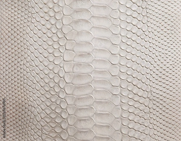 Fototapeta natural snake skin texture white reptile leather as background