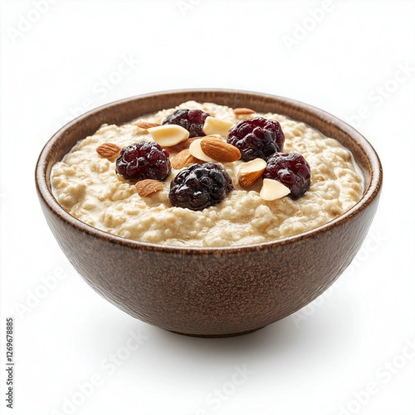 Obraz oatmeal with berries