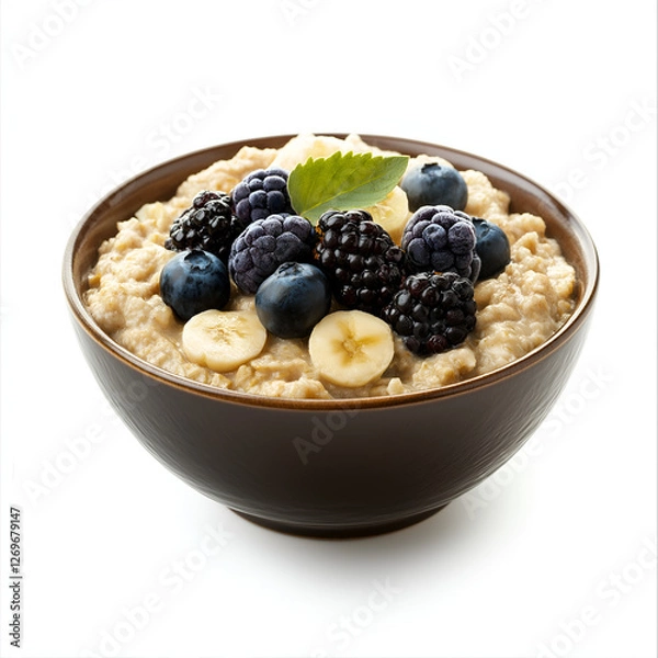 Obraz bowl of muesli with berries