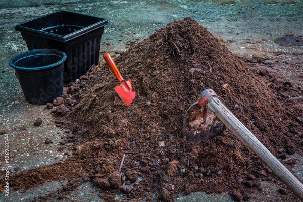 Obraz Compost soil