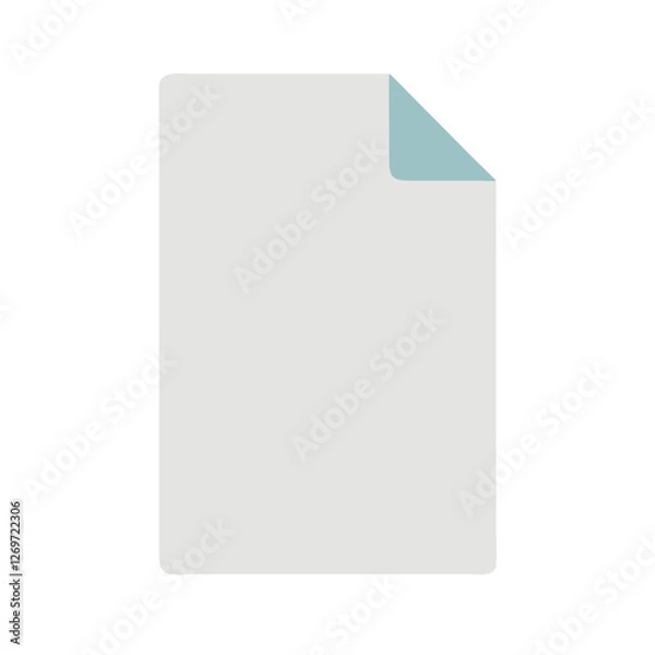 Fototapeta blank white folder