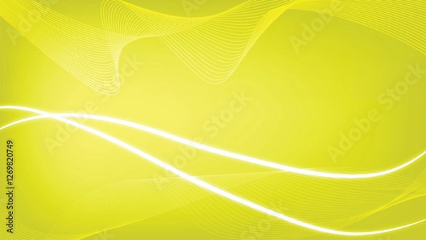 Fototapeta Dynamic Background Yellow tone, bright white pattern.