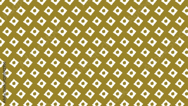 Obraz Japanese traditional kanoko pattern, geometric abstract seamless pattern, vector graphic resources, 16:9 widescreen wallpaper / backdrop