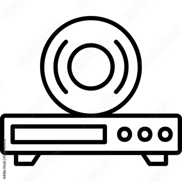 Fototapeta Cd Player Icon