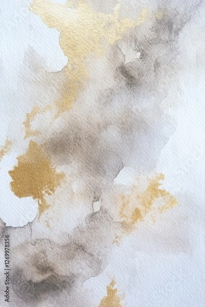 Fototapeta Soft hues blend seamlessly with striking gold accents, creating