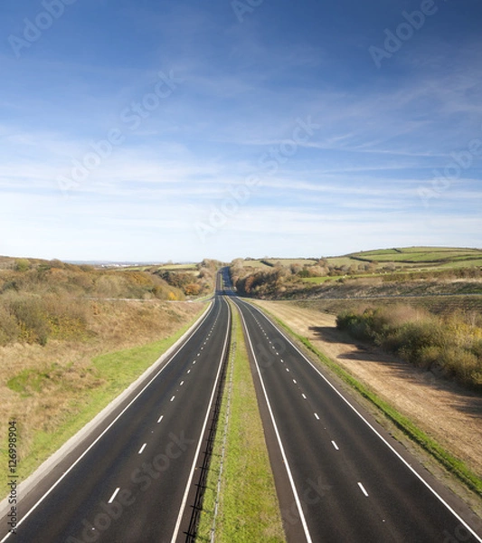 Obraz An empty road.