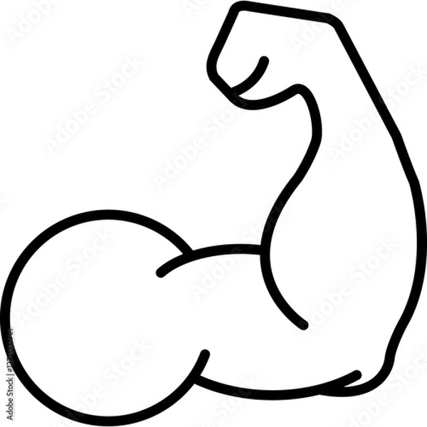 Fototapeta Arm Biceps Icon